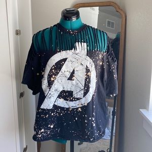 Acid Wash Avengers Tee